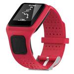 Silicone Sport Watch Band for TomTom 1 Series Runner / Cardio(Red)