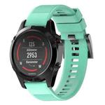 Quick Removable Silicone Watch Band for Fenix 5X 26mm(Mint Green)