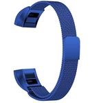 Stainless Steel Magnet Watch Band for FITBIT Alta,Size:Small,130-170mm(Blue)