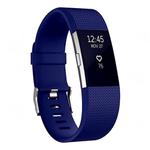 Square Pattern Adjustable Sport Watch Band for FITBIT Charge 2, Size: L, 12.5x8.5cm(Blue)