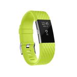Diamond Pattern Adjustable Sport Watch Band for FITBIT Charge 2, Size: S, 10.5x8.5cm(Green)
