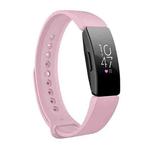 Smart Watch Snap Fastener Watch Band for Fitbit Inspire HR(Pink)