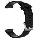 Smart Watch Silicone Watch Band for POLAR Vantage M 22cm(Black)