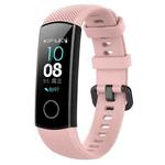 Smart Watch Silicone Watch Band for Huawei Honor Band 4 / Band 5(Pink)