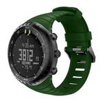 Smart Watch Silicone Watch Band for Suunto Core(Army Green)