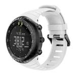 Smart Watch Silicone Watch Band for Suunto Core(White)