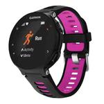 Smart Watch Silicone Watch Band for Garmin Forerunner 735XT(Rose Red)