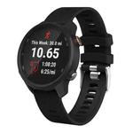 Smart Watch Silicone Watch Band for Garmin Forerunner 245(Black)