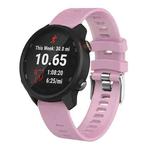 Smart Watch Silicone Watch Band for Garmin Forerunner 245(Pink)