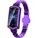 B78 0.96 inch IPS Color Screen IP67 Waterproof Smart Watch Wristband,Support Message Reminder / Heart Rate Monitor / Blood Oxygen Monitoring / Blood Pressure Monitoring/ Sleeping Monitoring (Purple)