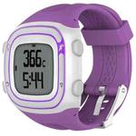 For Garmin Forerunner 10 / 15 Female Style Silicone Sport Watch Band (Purple)