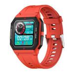 Lokmat FT10 1.3 inch IPS Touch Screen Waterproof Smart Watch, Support Music Play / Heart Rate / Blood Pressure Monitor(Red)