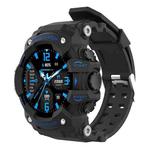 LC11 1.28 inch TFT Screen Outdoor Sports Smart Watch, IP68 Waterproof Support Heart Rate & Blood Pressure Monitoring (Blue)