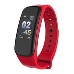 TLW B1 Plus Fitness Tracker 0.96 inch Color Screen Bluetooth 4.0 Wristband Smart Bracelet, IP67 Waterproof, Support Sports Mode / Heart Rate Monitor / Sleep Monitor / Information Reminder (Red)