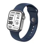 T500+MAX 1.69 inch HD Screen Smart Wristband, Support Bluetooth Calling/Heart Rate Monitoring (Blue)