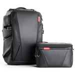 PGYTECH P-CB-020 2 in 1 Waterproof  Shockproof Outdoor Dual Shoulders Backpack + Single Shoulder Bag (Black)