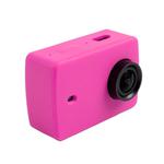 For Xiaomi Xiaoyi Yi II Sport Action Camera Silicone Housing Protective Case Cover Shell(Magenta)