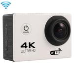 F60 2.0 inch Screen 170 Degrees Wide Angle WiFi Sport Action Camera Camcorder with Waterproof Housing Case, Support 64GB Micro SD Card(White)