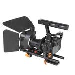 YELANGU YLG1105A A7 Cage Set Include Video Camera Cage Stabilizer / Follow Focus / Matte Box for Sony GH4 / A7S / A7 / A7R / A72 / A7RII / A7SII / A6000 / A6500 / A6300 / A7R3 / A7S3 / A7R4  (Orange)