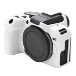 For Canon EOS R10 Soft Silicone Protective Case (White)