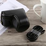 Full Body Camera PU Leather Case Bag with Strap for Sony A5100 (Black)