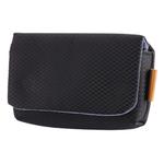 Rhombus Texture Nylon Camera Case Bag for Canon, Sony, Nikon, Micro Single,Digital Cameras, Size:12.5×7.5×4cm(Black)