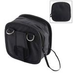 9PCS Nylon Filter Bag with Strap, Size:14×12×6cm(Black)