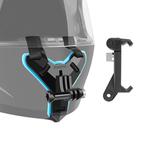 Helmet Belt Mount + Phone Clamp Mount for GoPro Hero12 Black / Hero11 /10 /9 /8 /7 /6 /5, Insta360 Ace / Ace Pro, DJI Osmo Action 4 and Other Action Cameras