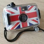 SUC4 British Flag Pattern Retro Film Camera Mini Point-and-shoot Camera for Children 5m Waterproof