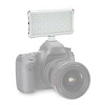 F12 Pocket 112 LEDs 1080LUX Professional Vlogging Photography Video & Photo Studio Light with OLED Display for Canon / Nikon DSLR Cameras(White)