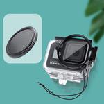 RUIGPRO for GoPro HERO8 58mm Filter Adapter Ring + Waterproof Case with Lens Cap