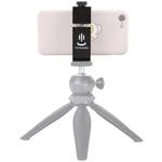 YICHUANG JH-01 Aluminum Alloy Phone Tripod Clip Holder Clamp Adapter for 65-95cm