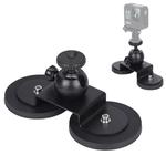 Car Suction Cup Mount Bracket for GoPro Hero11 Black / HERO10 Black / HERO9 Black / HERO8 Black /7 /6 /5 /5 Session /4 Session /4 /3+ /3 /2 /1, Xiaoyi and Other Action Cameras, Size: L(Black)