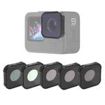 JSR KB Series MCUV+CPL+ND8+ND16+ND32 Lens Filter for GoPro HERO10 Black / HERO9 Black