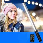 LUXCeO Q508S Dual Color Temperature 1000LM Photo LED Stick Video Light Handheld LED Fill Light Flash Lighting Lamp (Black)