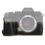 1/4 inch Thread PU Leather Camera Half Case Base for FUJIFILM X-S10 (Black)