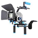 YELANGU D102 Dual-Handle Camera Shoulder Rig Mount Kit with Matte Box & Follow Focus