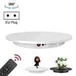 60cm Electric Rotating Display Stand Props Turntable, Load: 100kg, Plug-in Power, EU Plug(White)