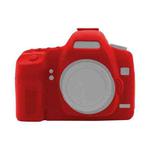 For Canon EOS 5D Mark II Soft Silicone Protective Case(Red)