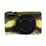 For Canon PowerShot G7 X Mark III / G7X III / G7X3 Soft Silicone Protective Case(Camouflage)