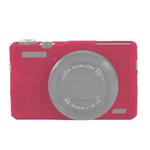 For Canon PowerShot G7 X Mark III / G7X III / G7X3 Soft Silicone Protective Case(Rose Red)