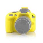 Soft Silicone Protective Case for Nikon D3400 / D3300 (Yellow)