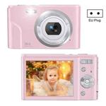DC311 2.4 inch 36MP 16X Zoom 2.7K Full HD Digital Camera Children Card Camera, EU Plug(Pink)