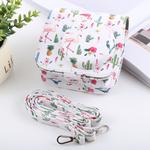 Cactus Flamingo Pattern Full Body Camera PU Leather Case Bag with Strap for FUJIFILM instax mini 9 / mini 8+ / mini 8