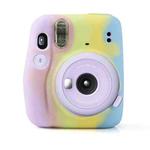 Rainbow Soft Silicone Protective Case for Fujifilm Instax mini 11 (Pink)
