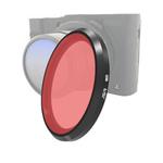 JSR Colored Lens Filter for Panasonic LUMIX LX10(Red)
