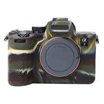 Soft Silicone Protective Case for Sony A7 IV (Camouflage)