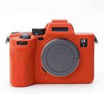 Soft Silicone Protective Case for Sony A7 IV (Orange)