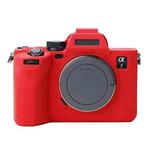 Soft Silicone Protective Case for Sony A7 IV (Red)