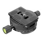 BEXIN QJ08-S Panoramic Rotary Quick Release Clamp Base Tripod Mount with Quick Release Plate